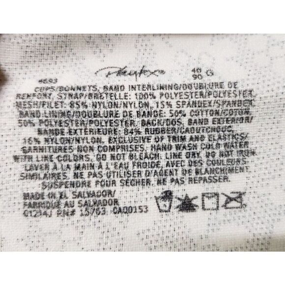 Playtex 18 Hour Bra 40G Cream Ultimate Shoulder Comfort Wirefree Wide Strap 4693 - Picture 9 of 9